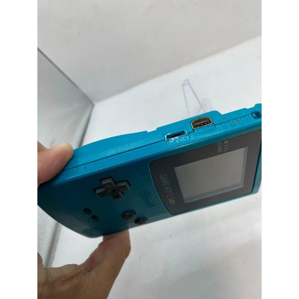 Gameboy Color Blue Teal Game Boy tested authentic excellent screen condition